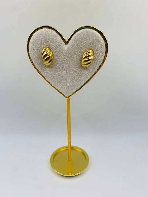 Oorstekers stainless steel 'Drop'