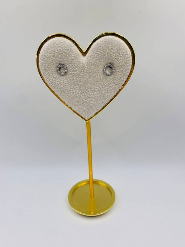 Oorstekers stainless steel zilverkleur 'Eefje'