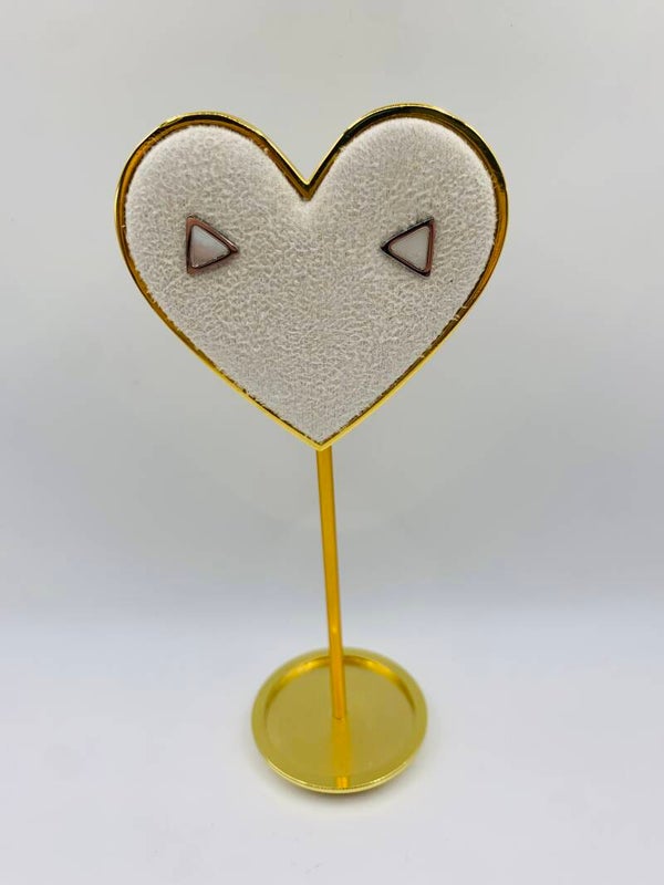 Oorstekers stainless steel zilverkleur 'Kyra'