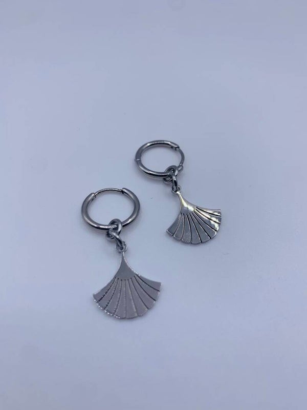 Oorbellen stainless steel zilverkleur 'Robin'