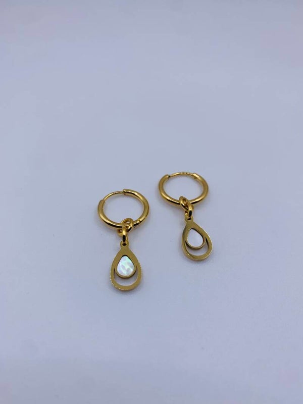 Oorbellen stainless steel 'Steffi'