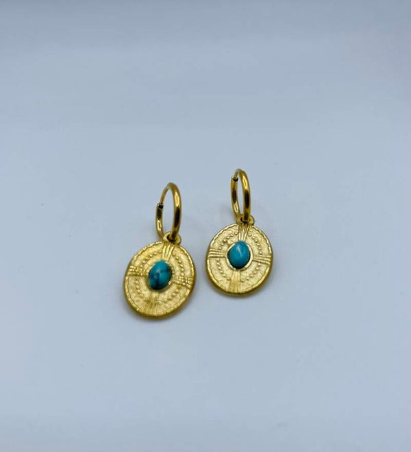 Oorbellen stainless steel 'Ellen'