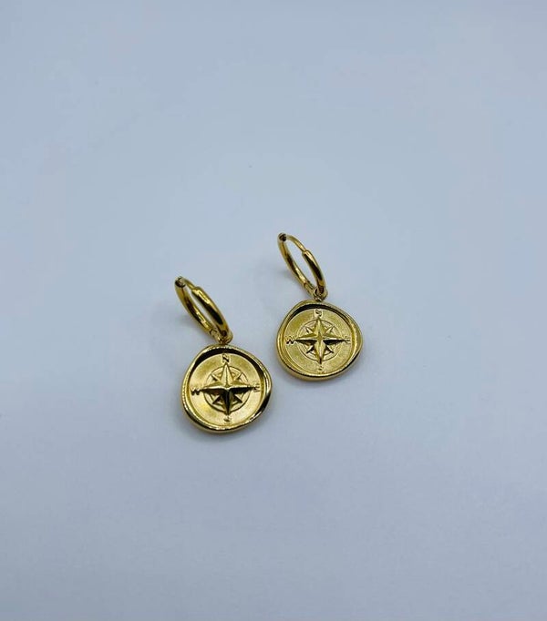 Oorbellen stainless steel 'Bobby'