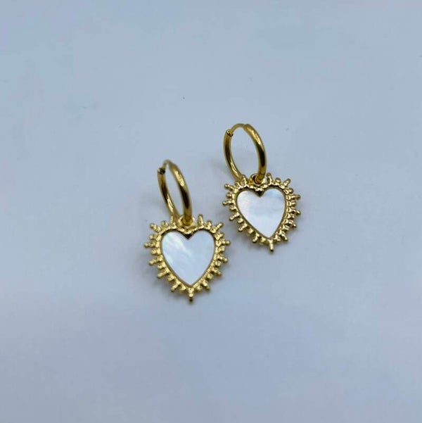 Oorbellen stainless steel 'Patty'