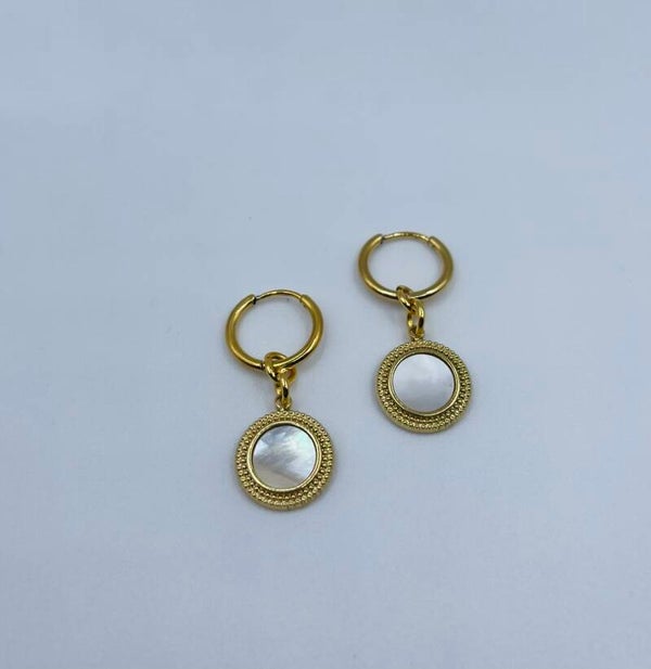 Oorbellen stainless steel 'Serena'