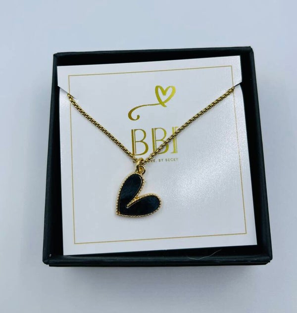 Ketting Sparkle 'Heart Black'