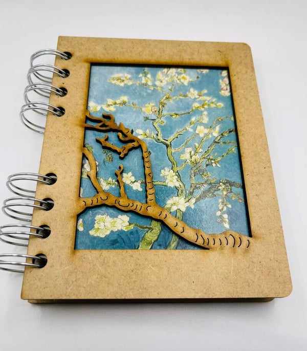 Notitieboek Duurzaam Komoni Amsterdam A6 'Van Gogh, Amandelbloesem'