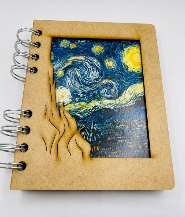Notitieboek Duurzaam Komoni Amsterdam A6 'Van Gogh, Sterrennacht'