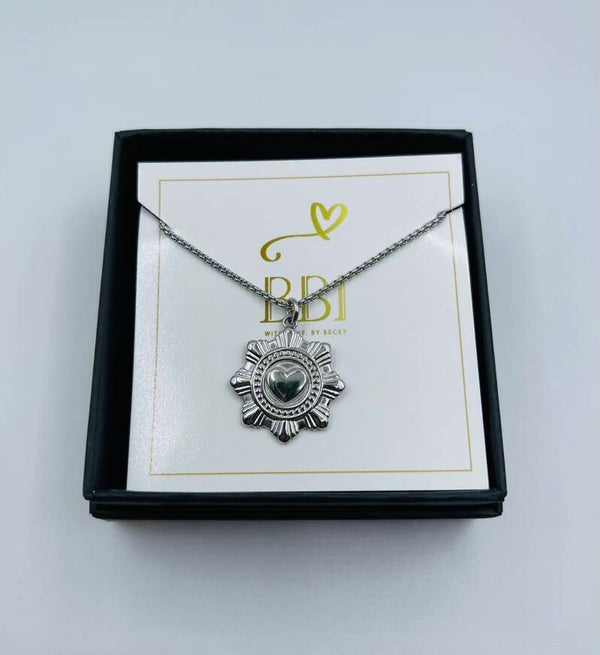 Ketting Sparkle zilverkleur 'Joy'