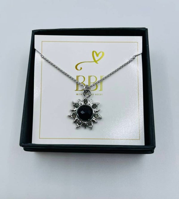 Ketting Sparkle zilverkleur 'Nouri’