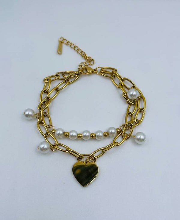 Armband stainless steel 'Leonora'