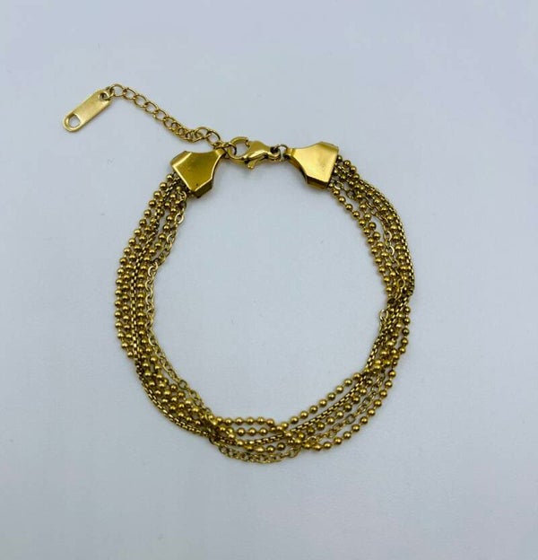 Armband stainless steel 'Kitty'