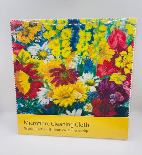 Brillendoekje Charley Toorop, Vaas met bloemen tegen de muur.