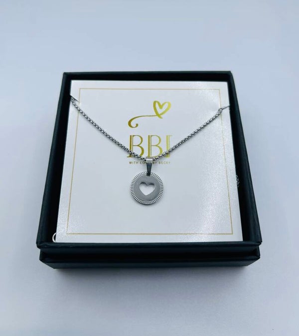 Ketting zilverkleur 'Nischa'