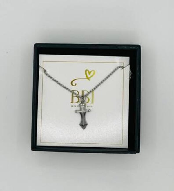 Ketting Sparkle zilverkleur 'Sita'