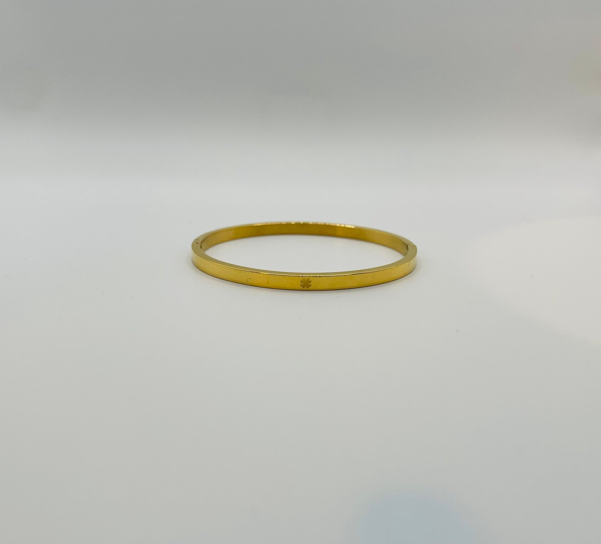 Armband stainless steel 'Clover'