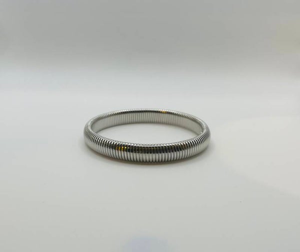 Armband stainless steel zilverkleur 'Mieke'