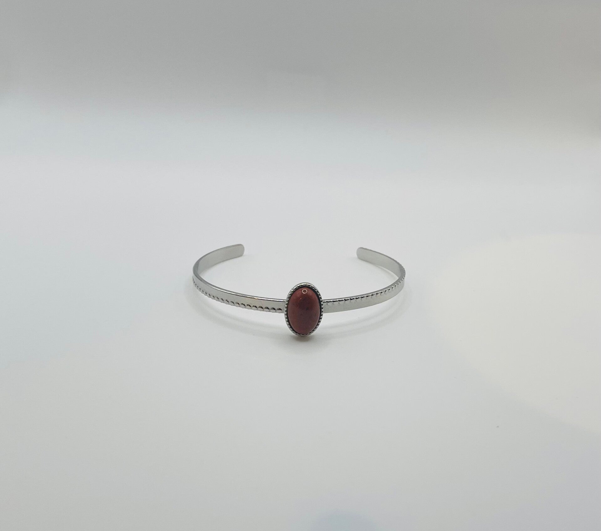 Armband stainless steel zilverkleur 'Merel'