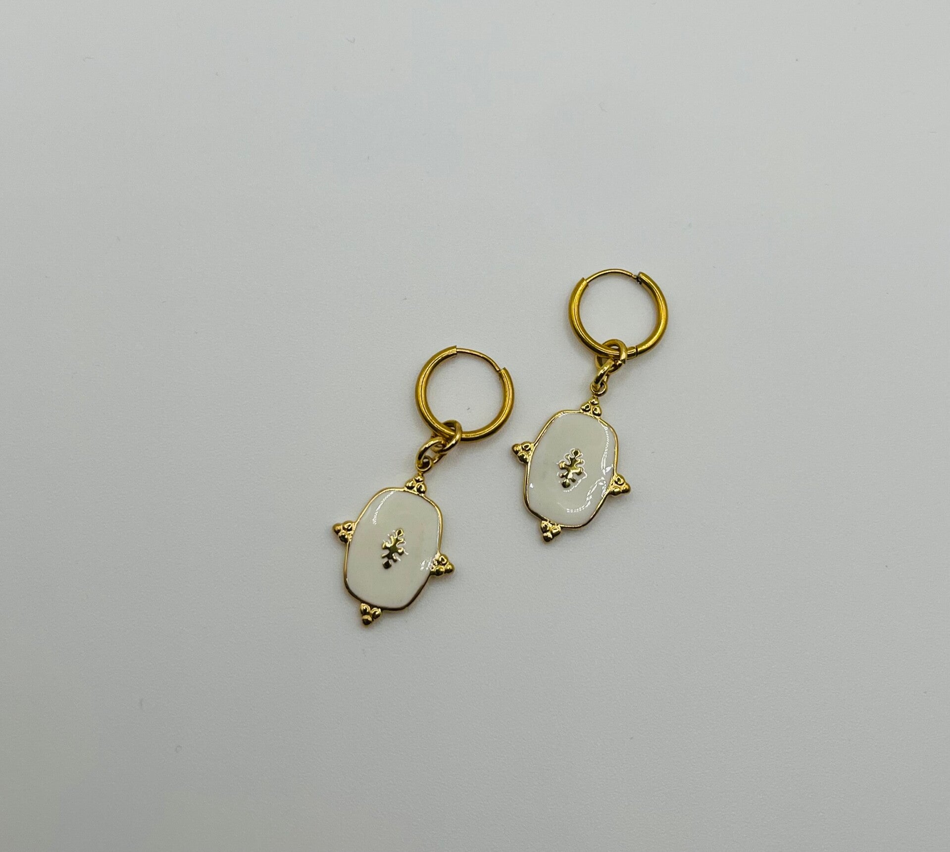 Oorbellen stainless steel ‘Lyva’