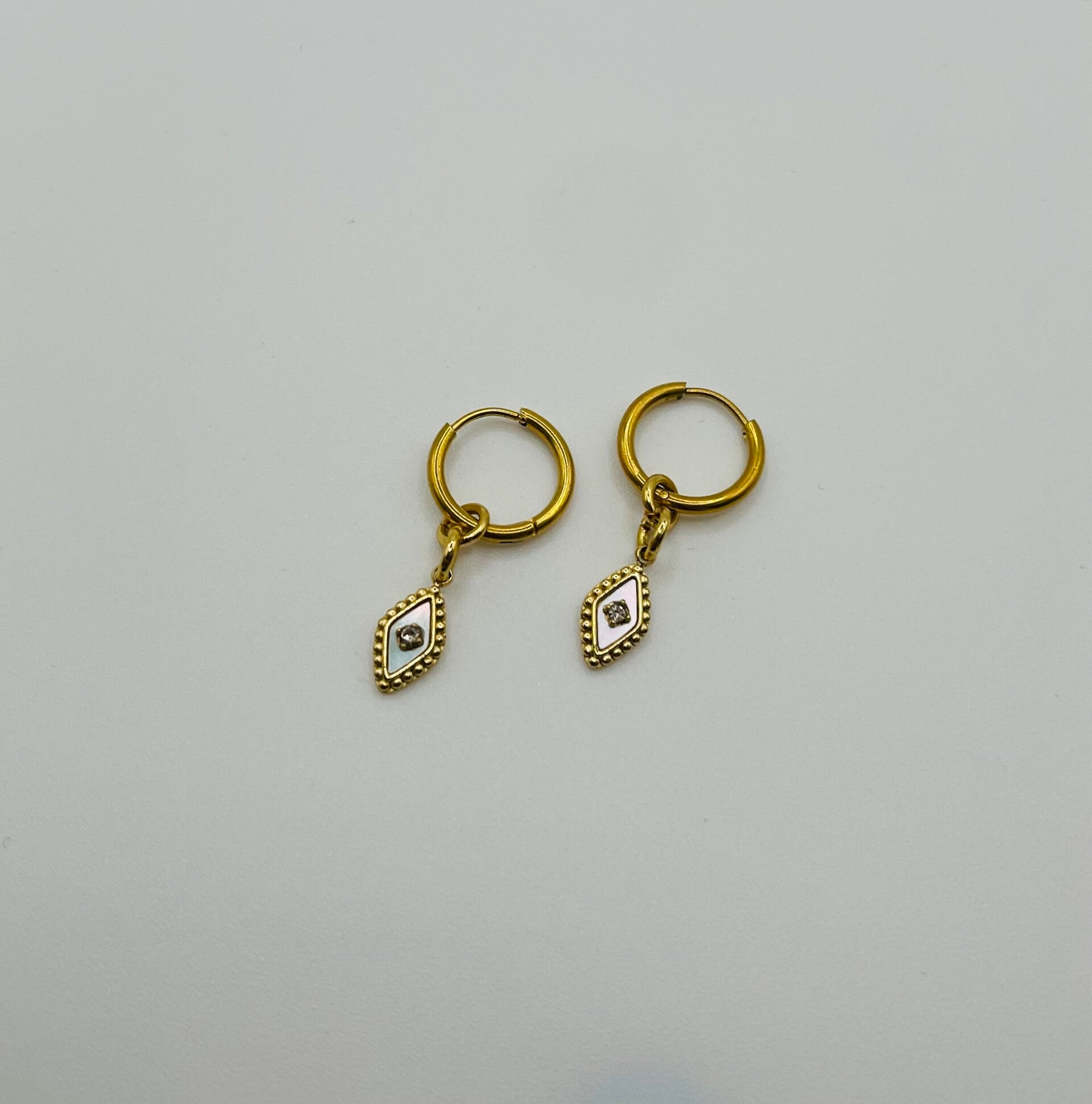 Oorbellen stainless steel ‘Yara’