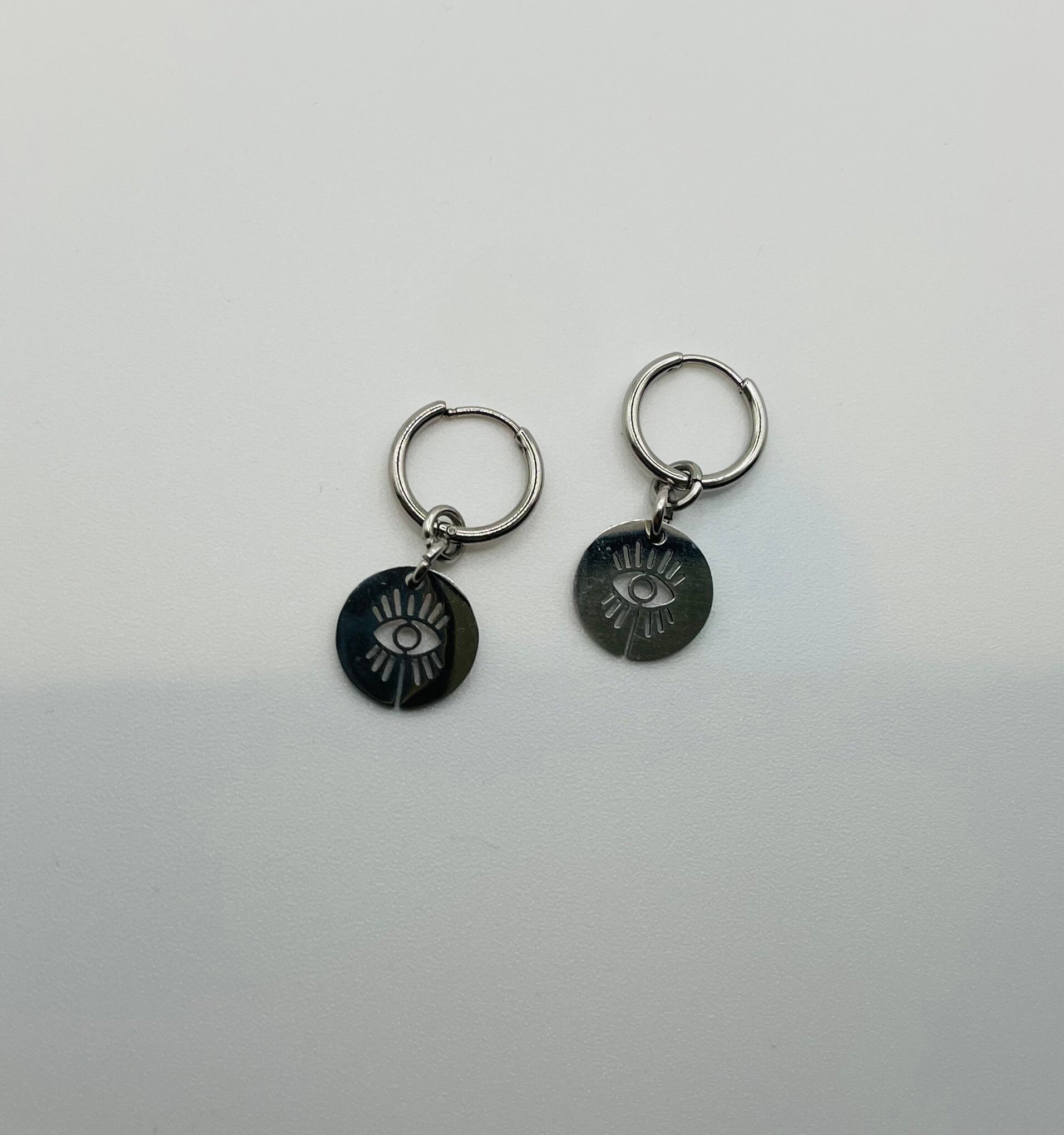 Oorbellen stainless steel zilverkleur 'Zoë'