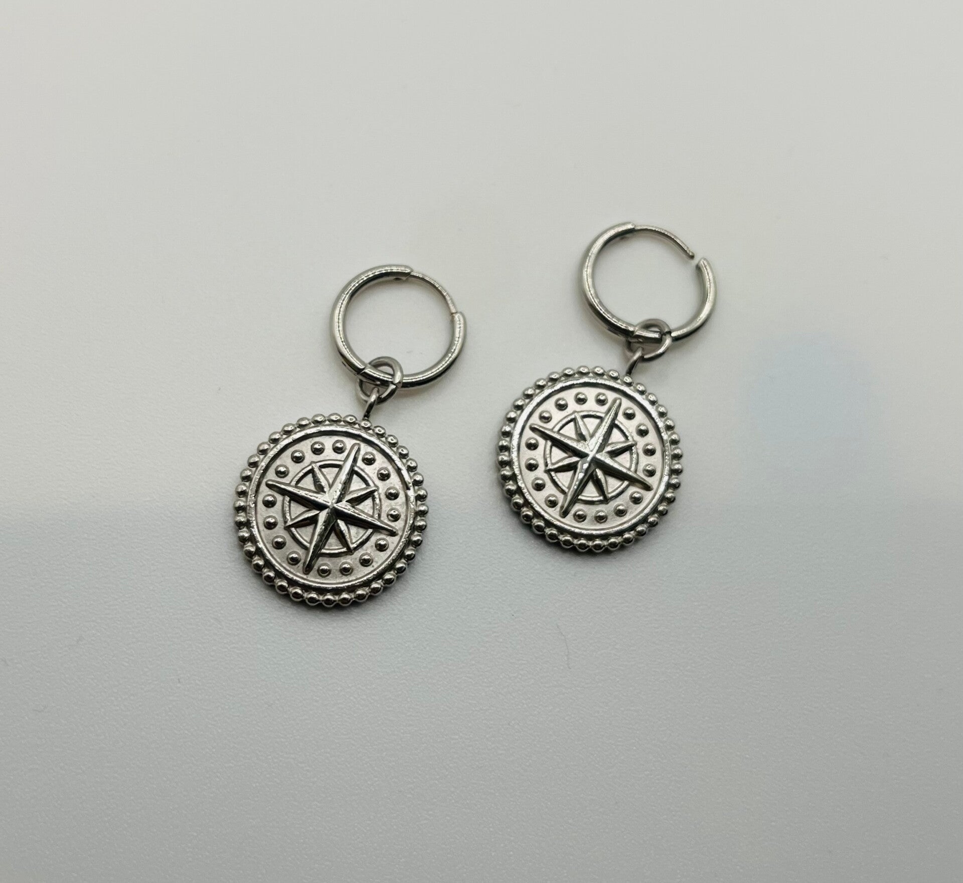 Oorbellen stainless steel  zilverkleur 'Guusje'