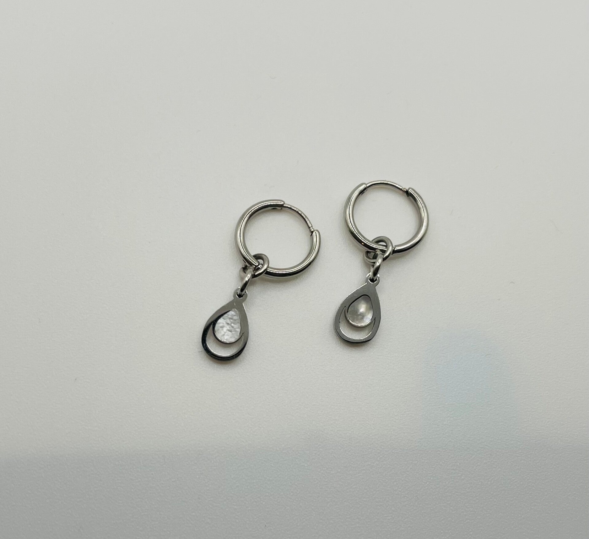 Oorbellen stainless steel zilverkleur 'Lola'