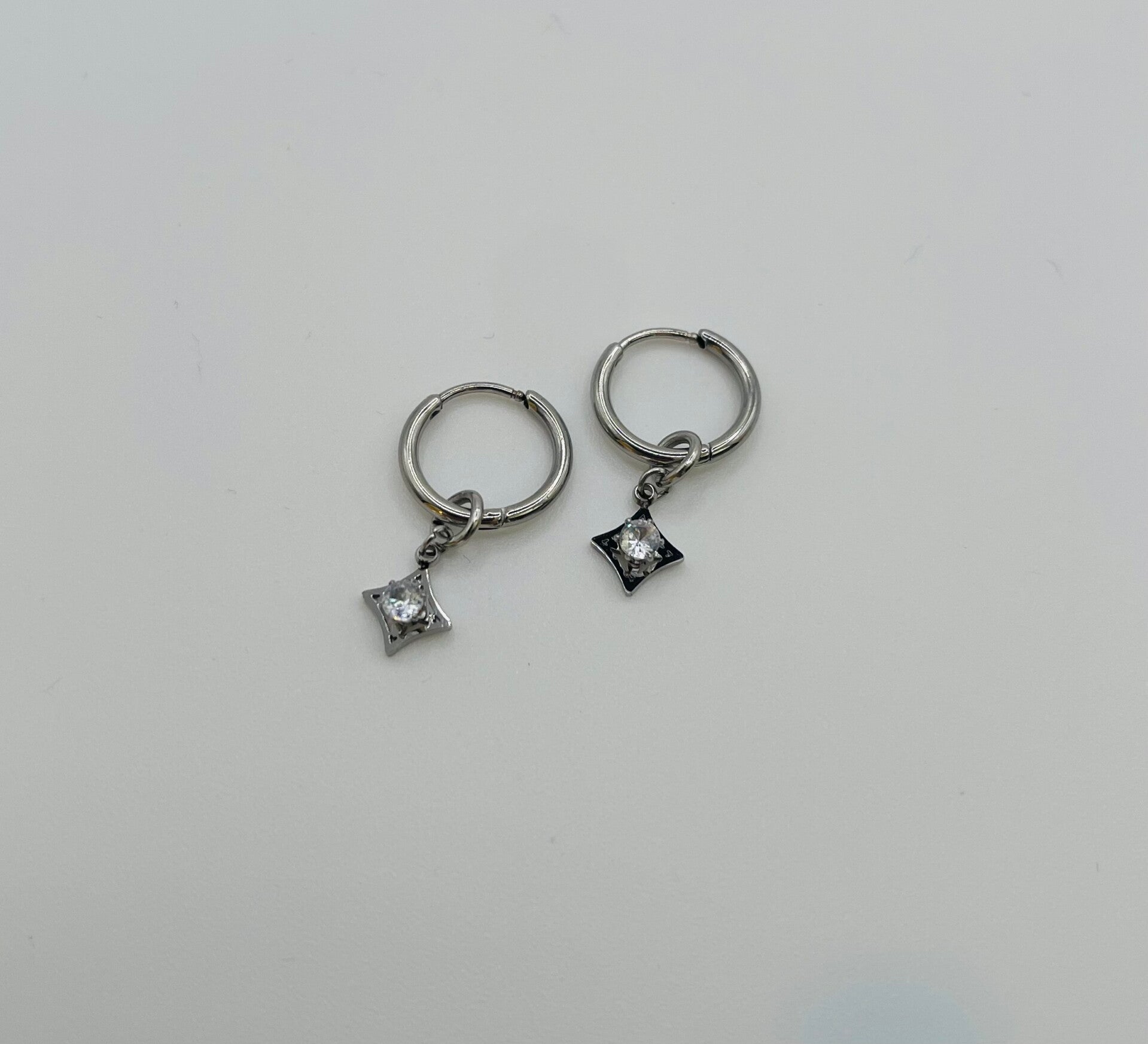 Oorbellen stainless steel zilverkleur ‘Elise’