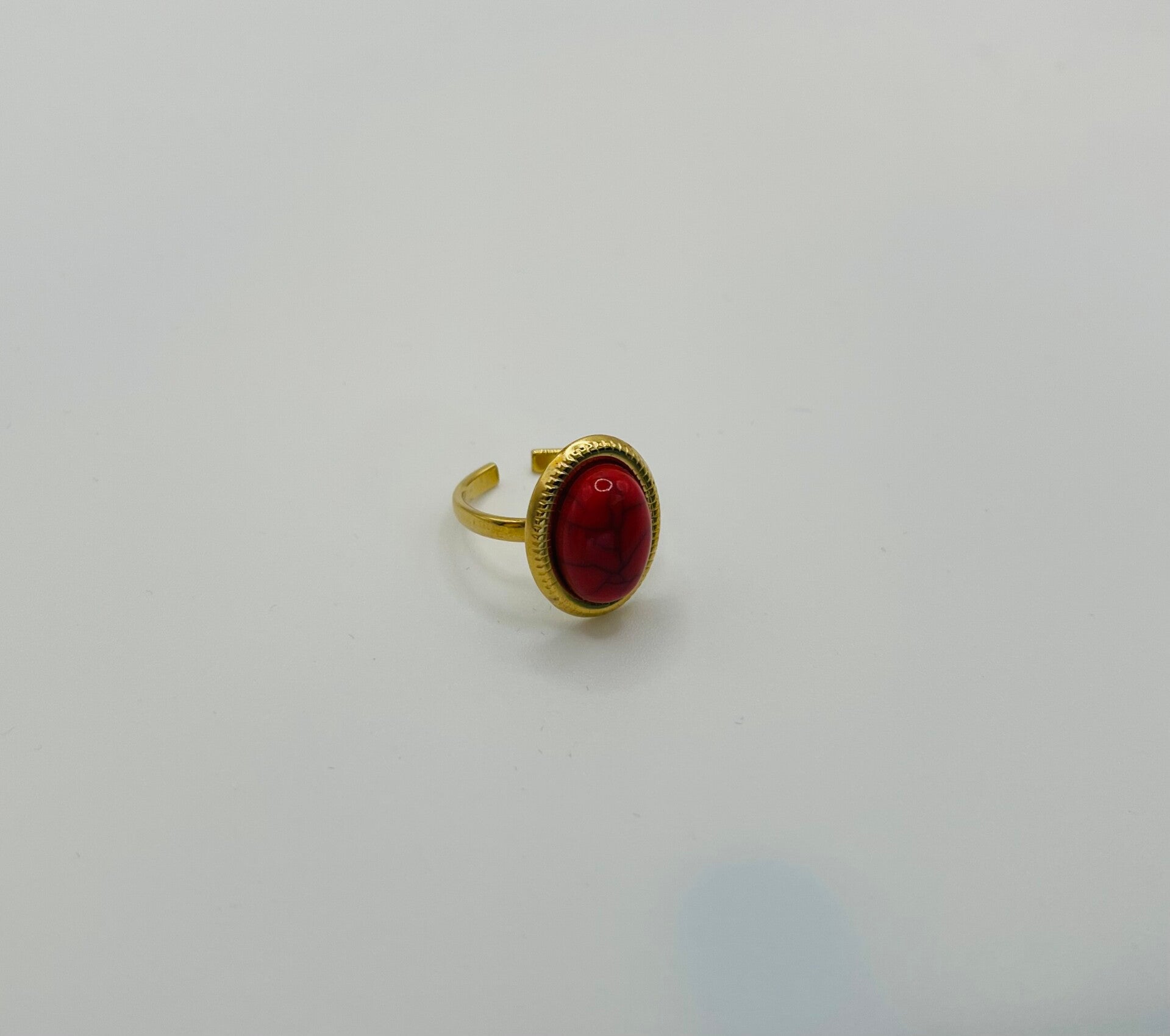 Ring stainless steel ‘Ruby’