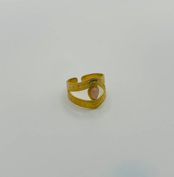 Ring stainless steel ‘Rose’