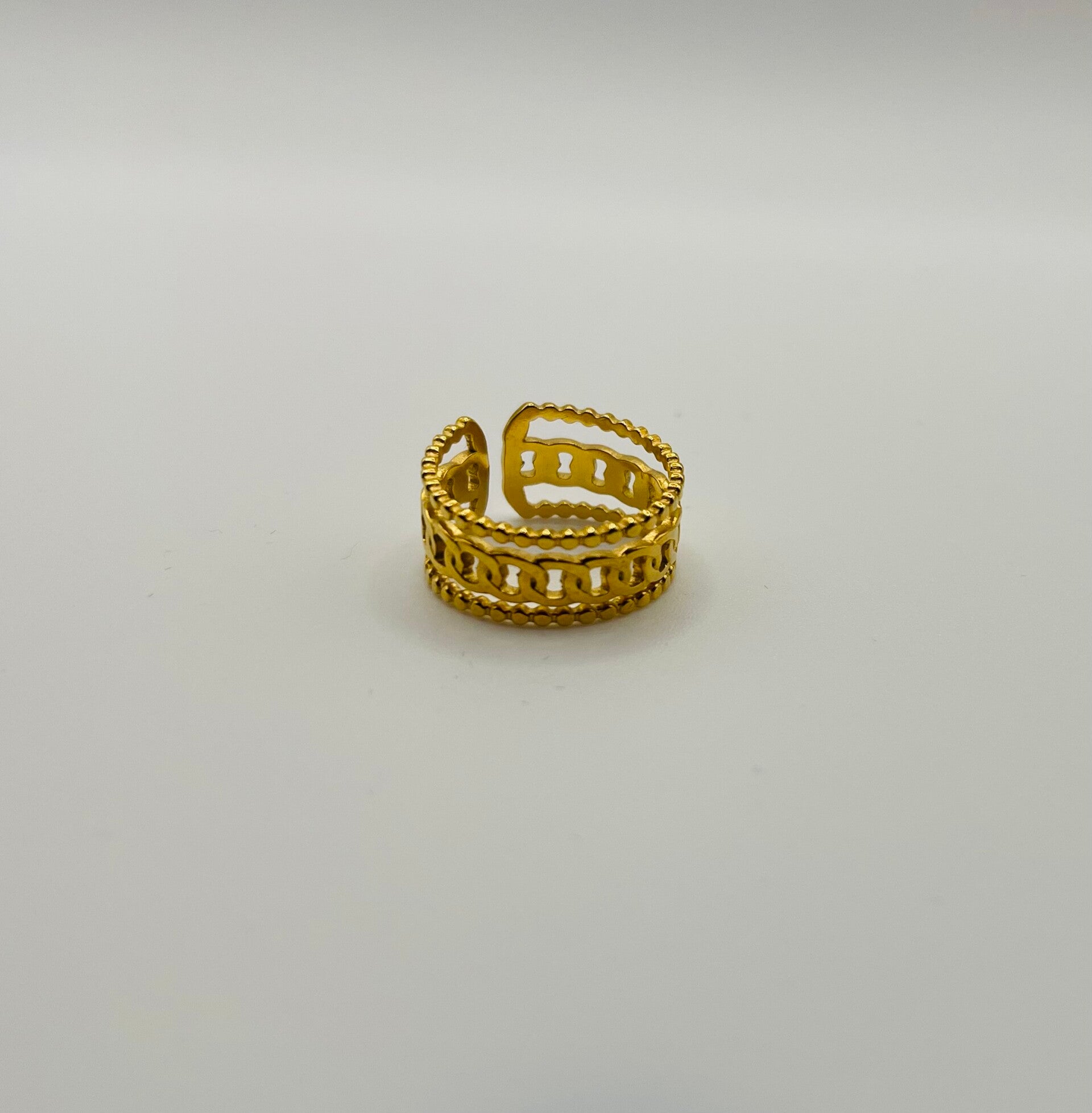 Ring stainless steel ‘Liane’