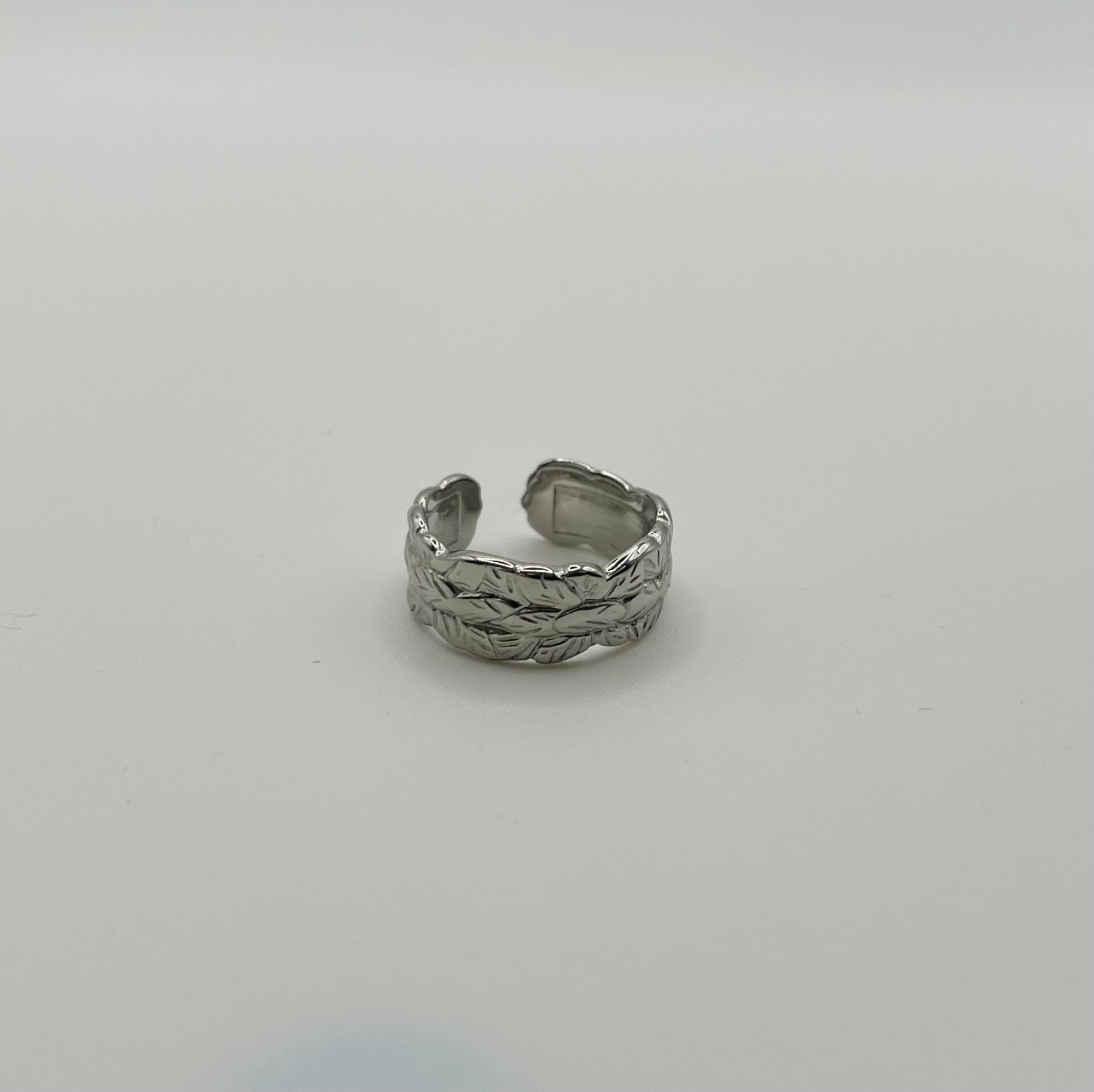 Ring stainless steel zilverkleur 'Becca’