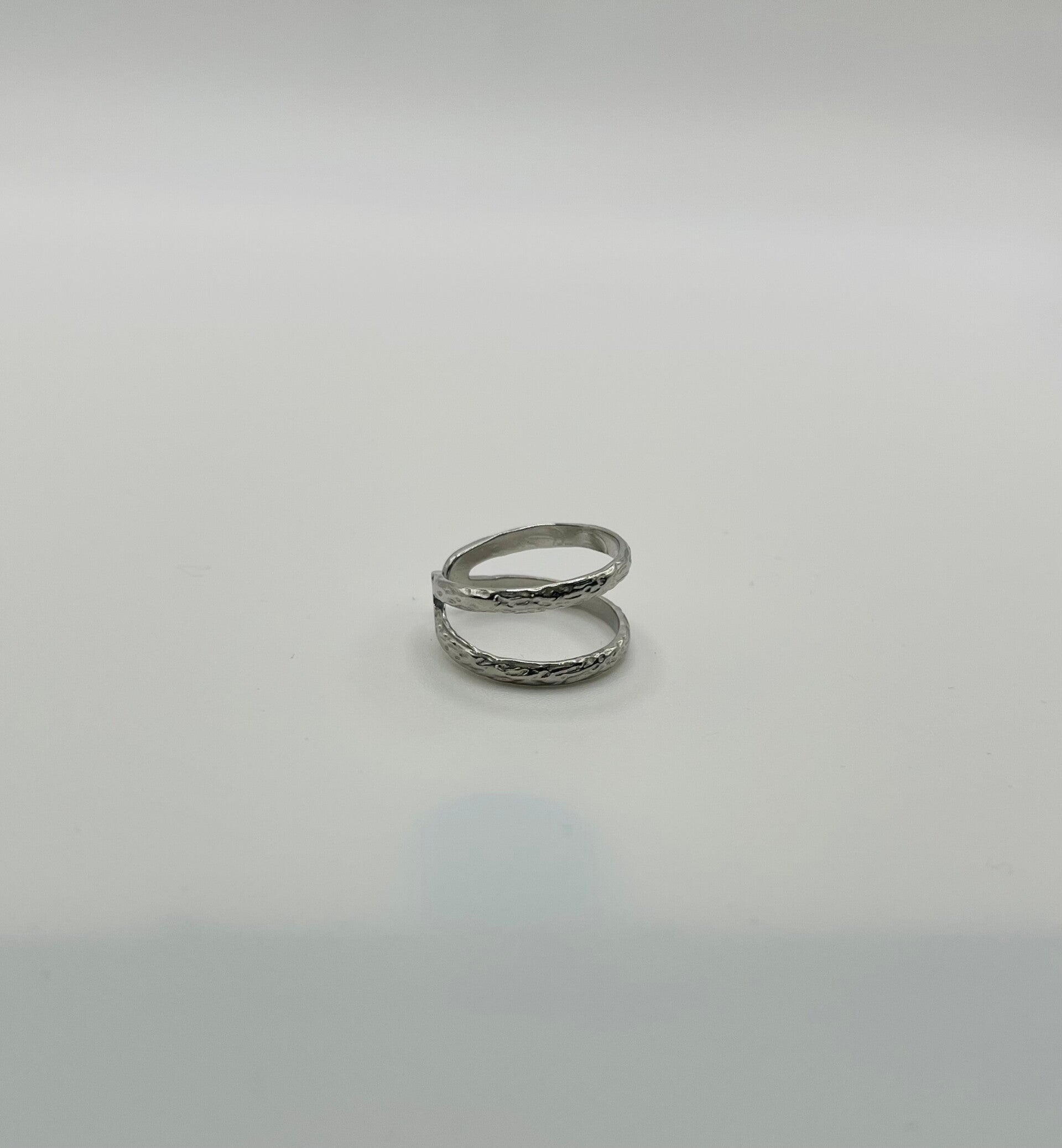 Ring stainless steel zilverkleur 'Laura'