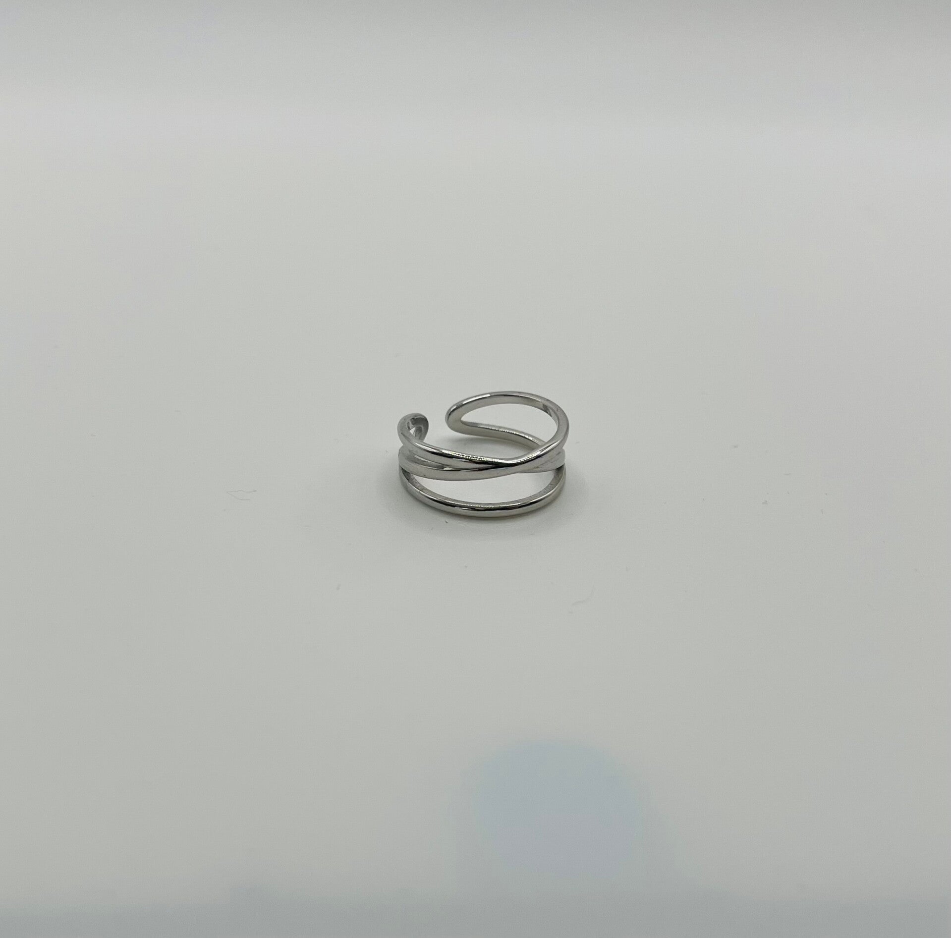 Ring stainless steel zilverkleur 'Nadine’