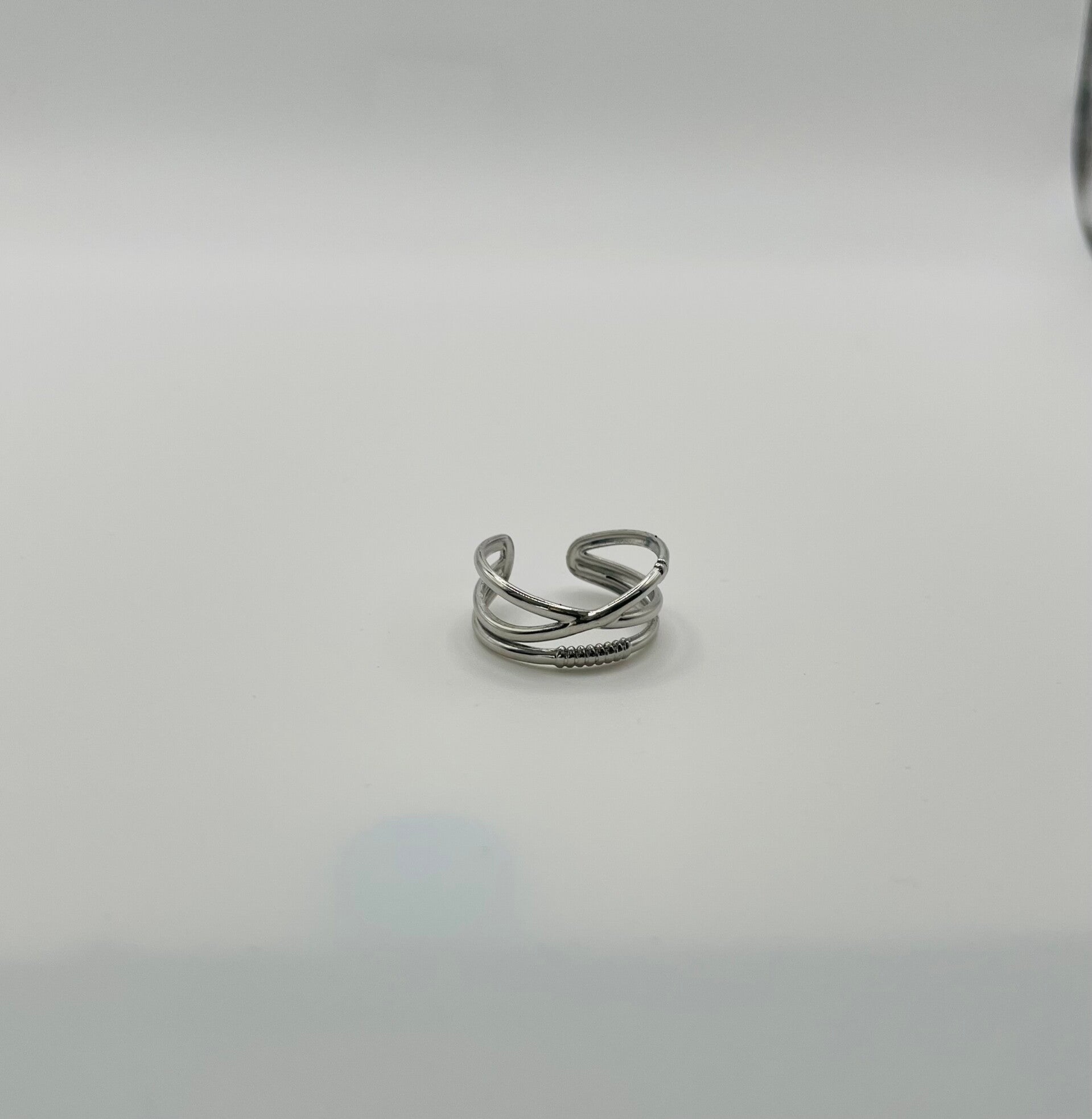 Ring stainless steel zilverkleur ‘Pris’