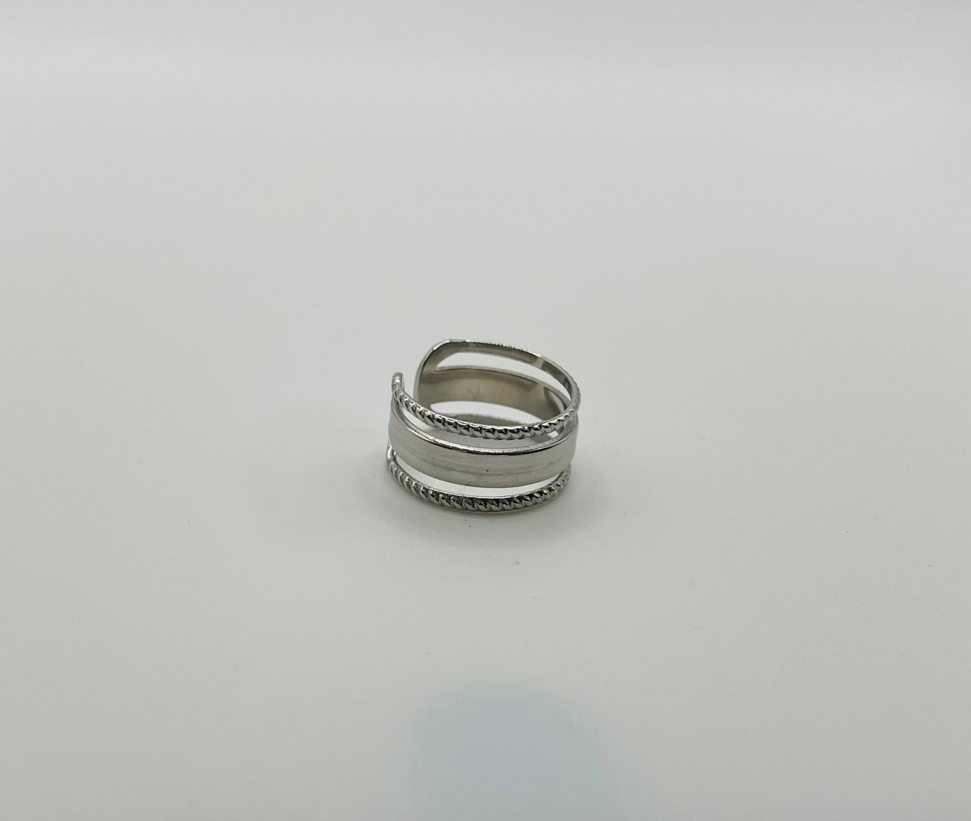 Ring stainless steel zilverkleur ‘Mila’