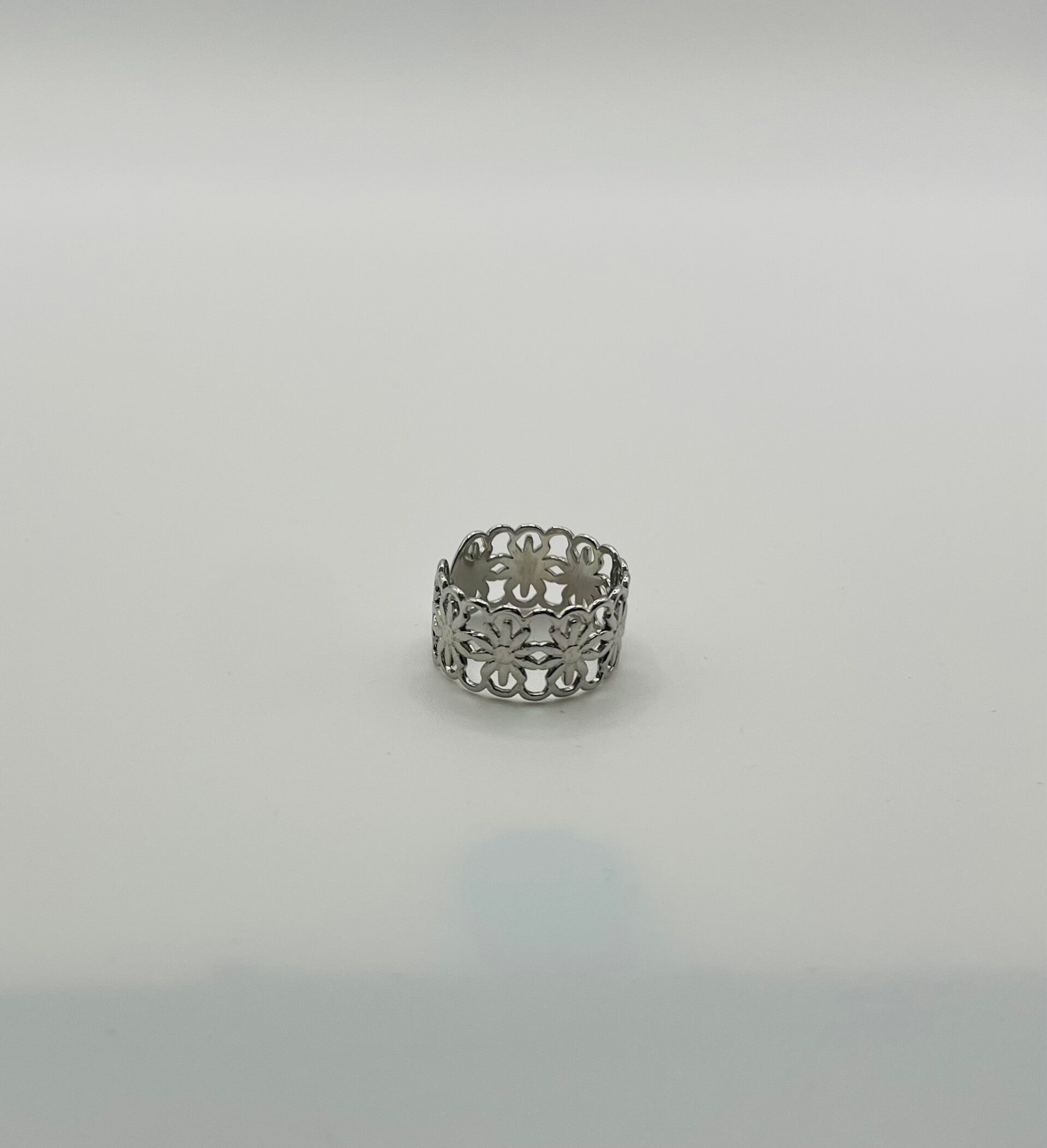 Ring stainless steel zilverkleur ‘Liva’