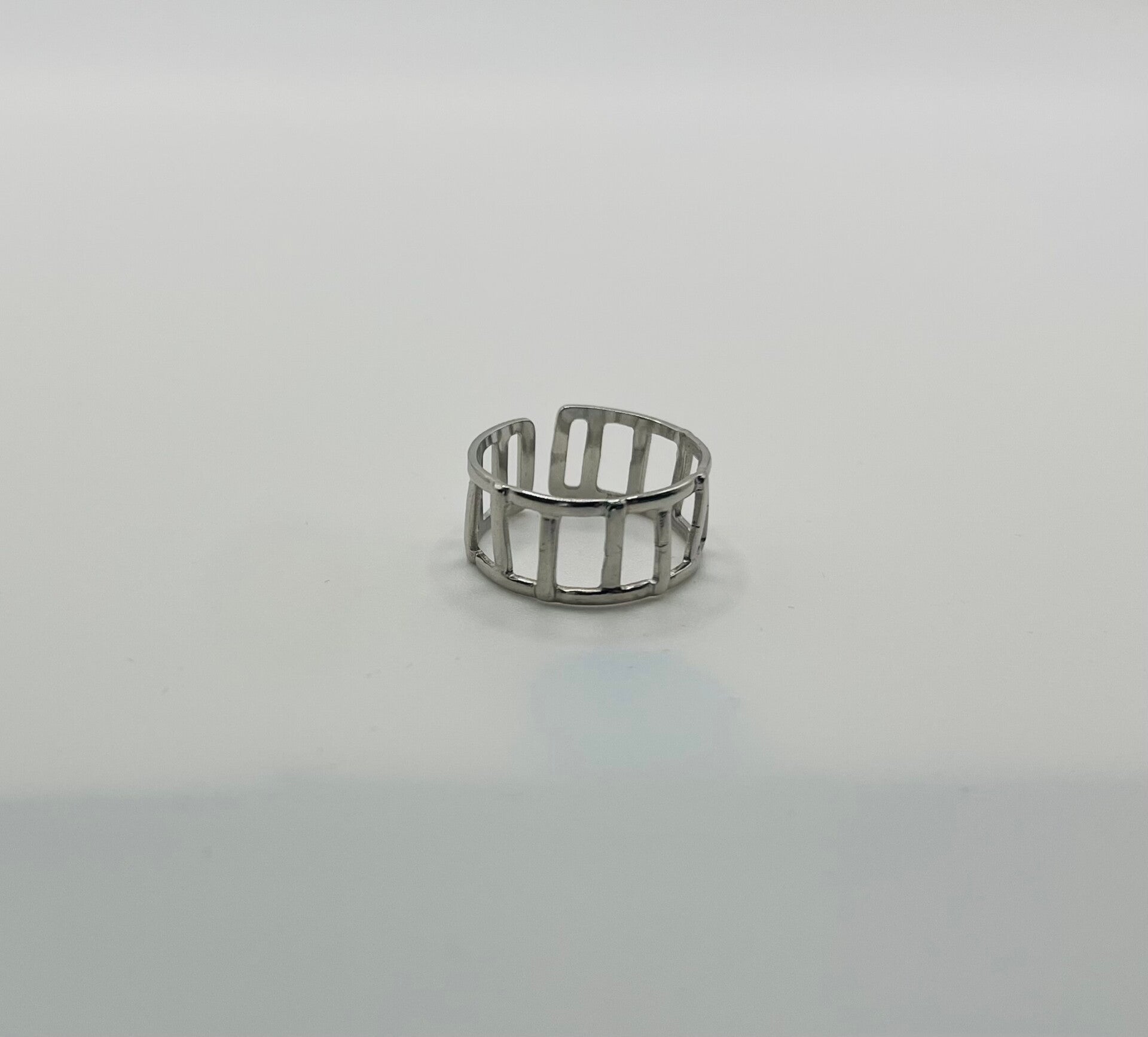Ring stainless steel zilverkleur ‘Sari’