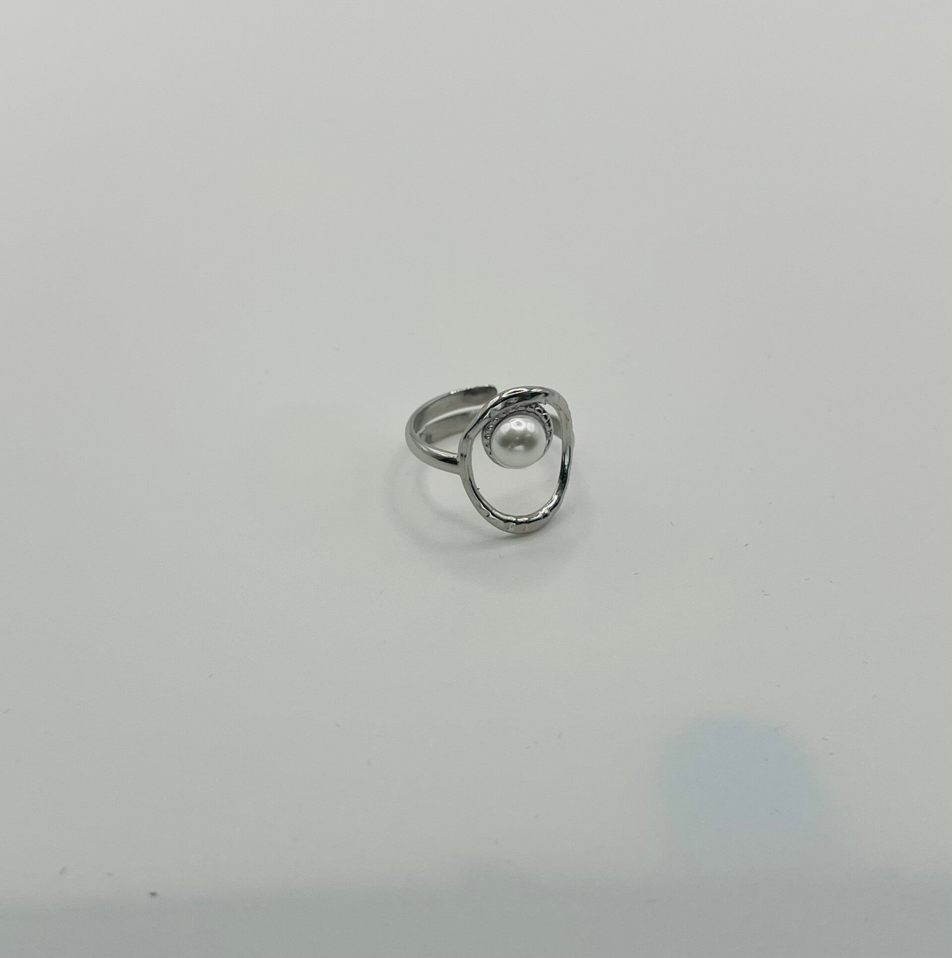 Ring stainless steel zilverkleur ‘Alysha’