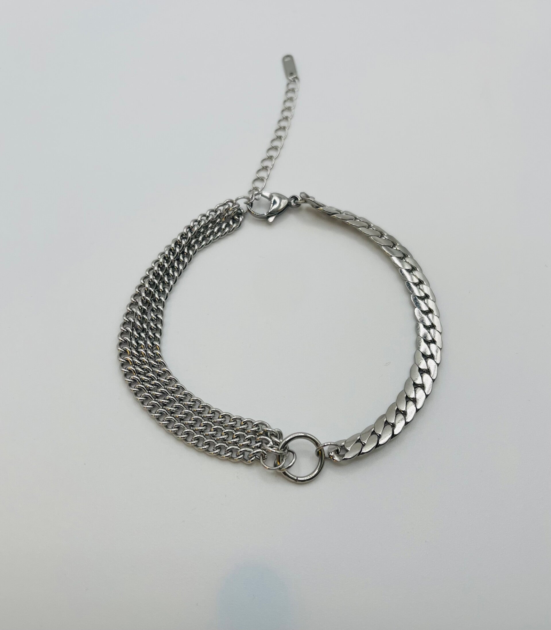 Enkelbandje zilverkleur 'Kim'