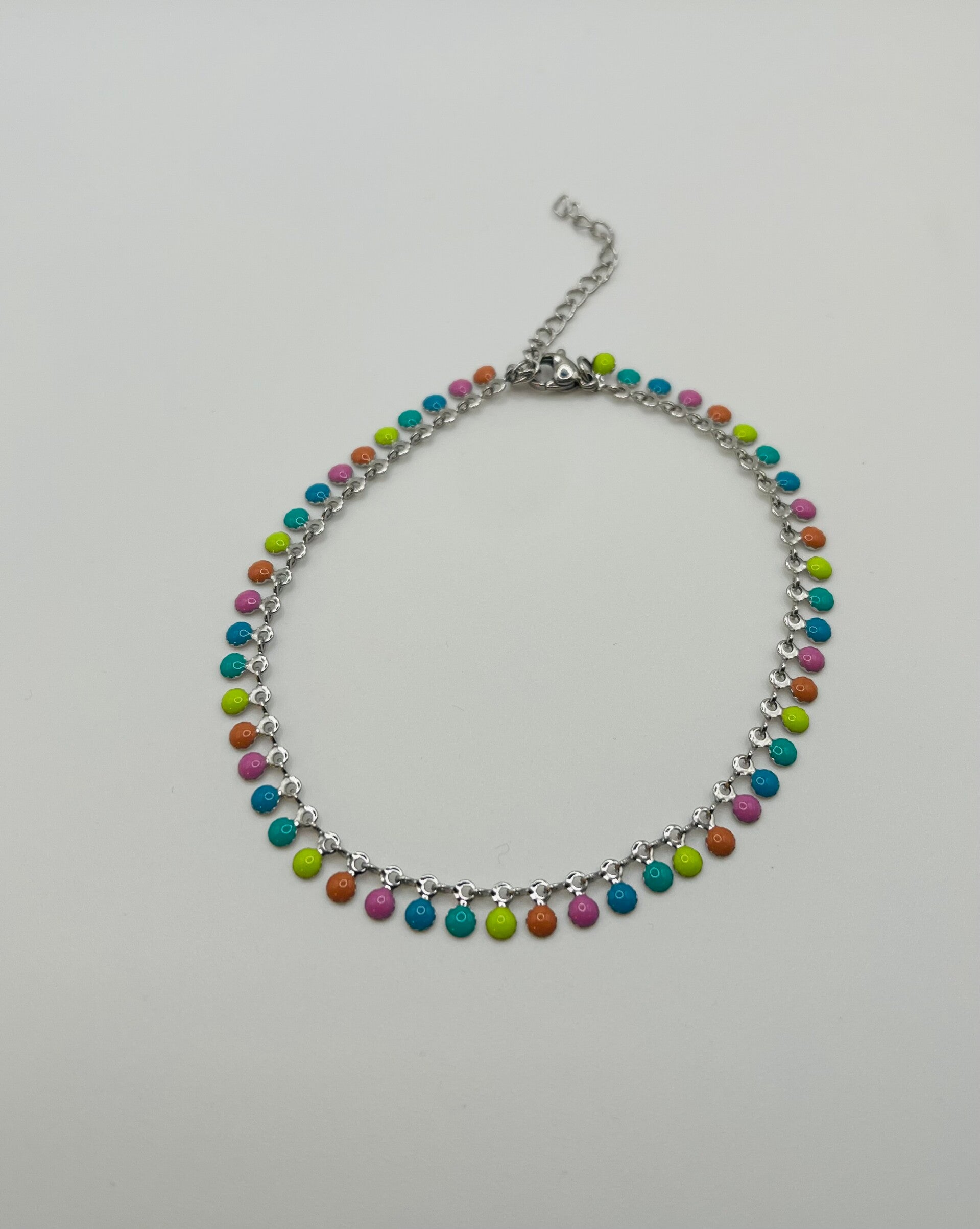 Enkelbandje zilverkleur 'Anne'