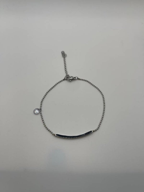 Enkelbandje zilverkleur 'Raja'