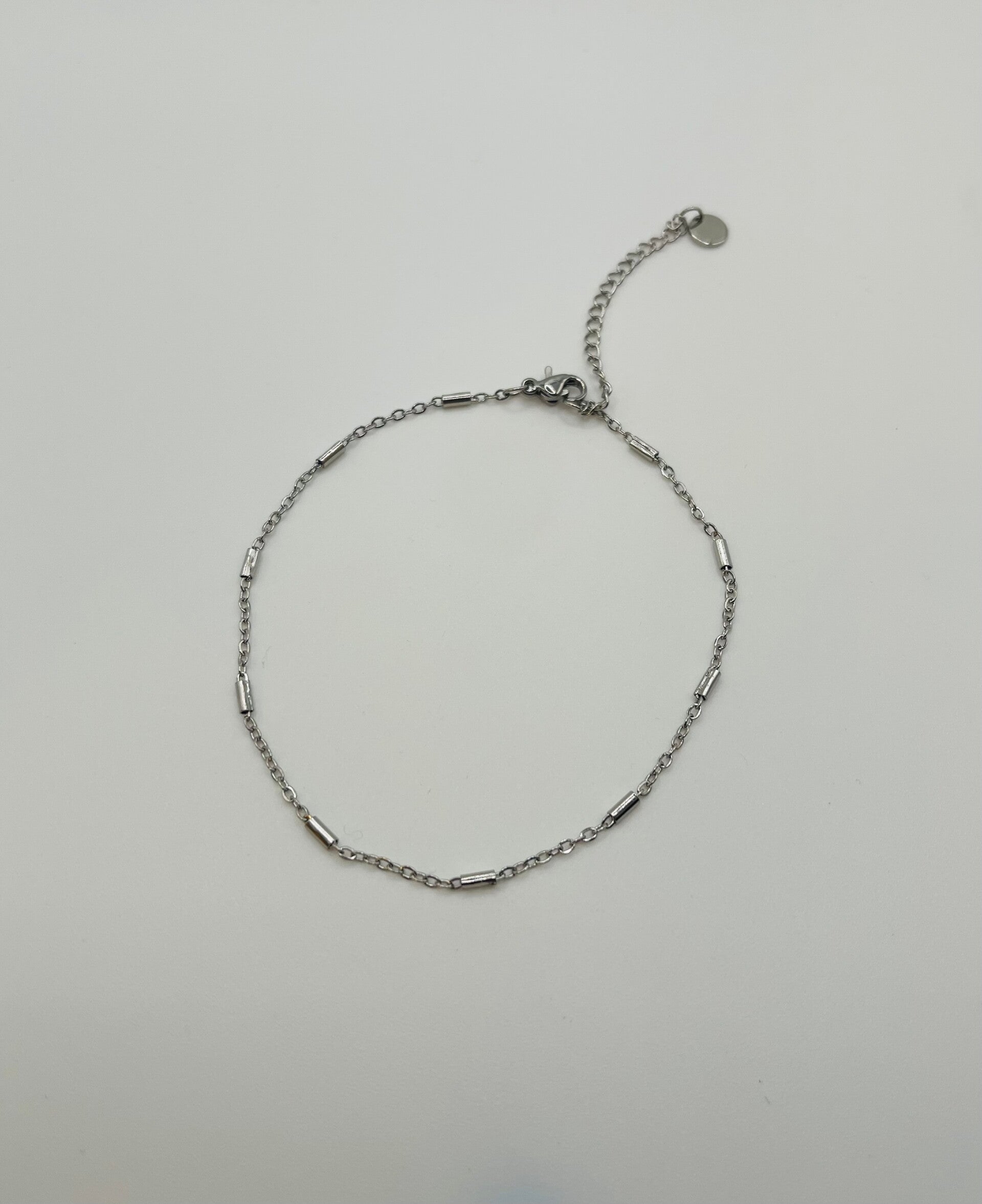 Enkelbandje zilverkleur 'Kirsten'