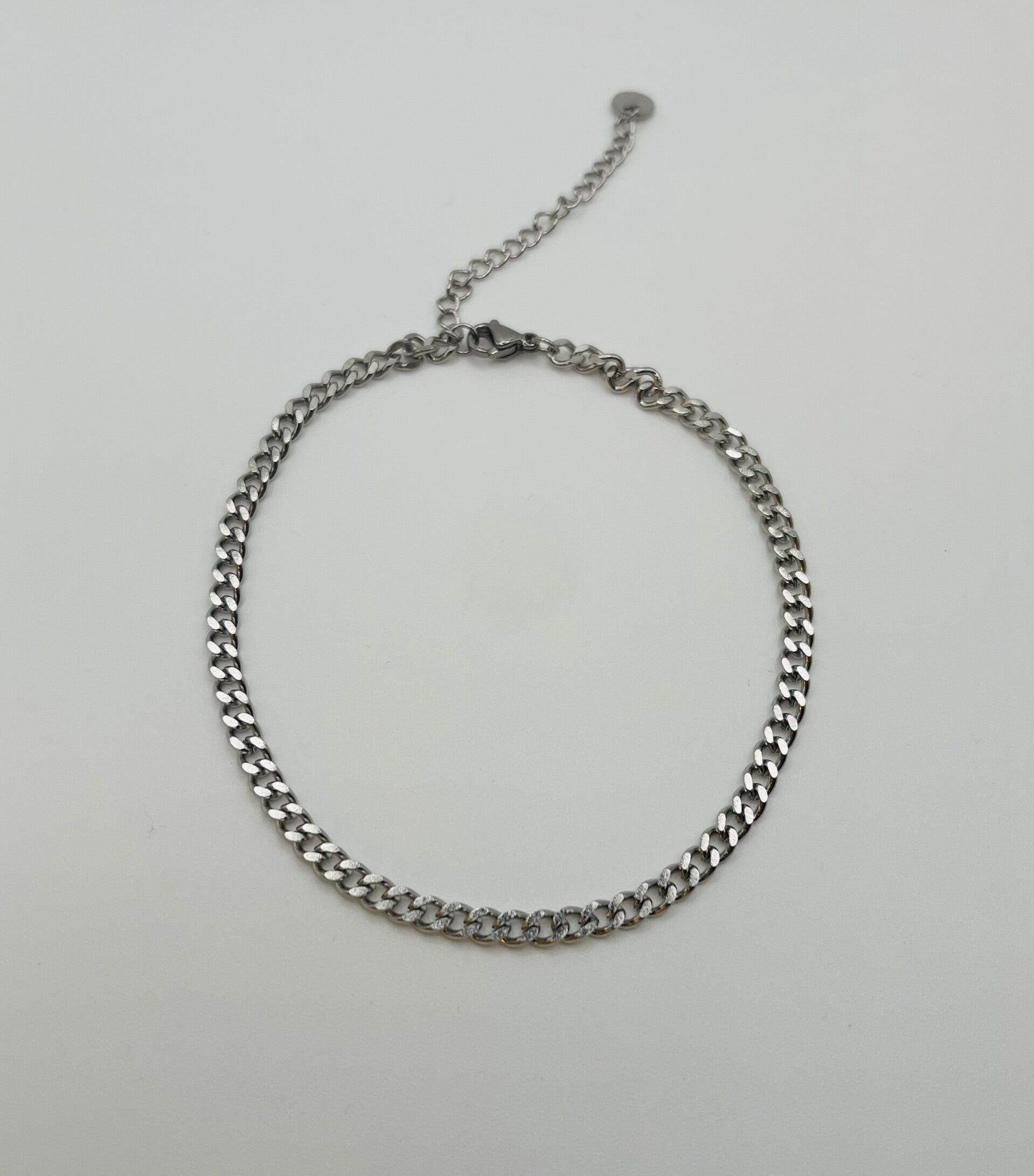 Enkelbandje zilverkleur 'Linda'