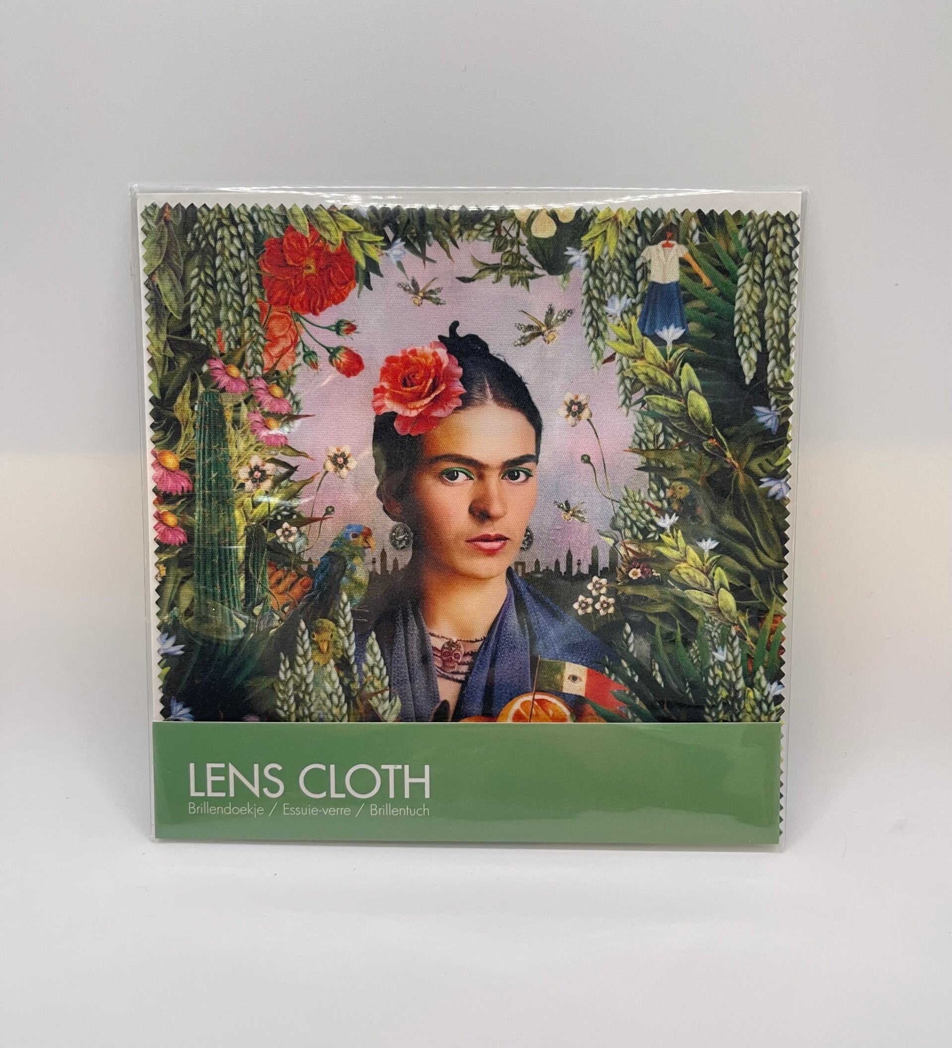 Brillendoekje ‘Composition including a portrait/ Frida Kahlo’