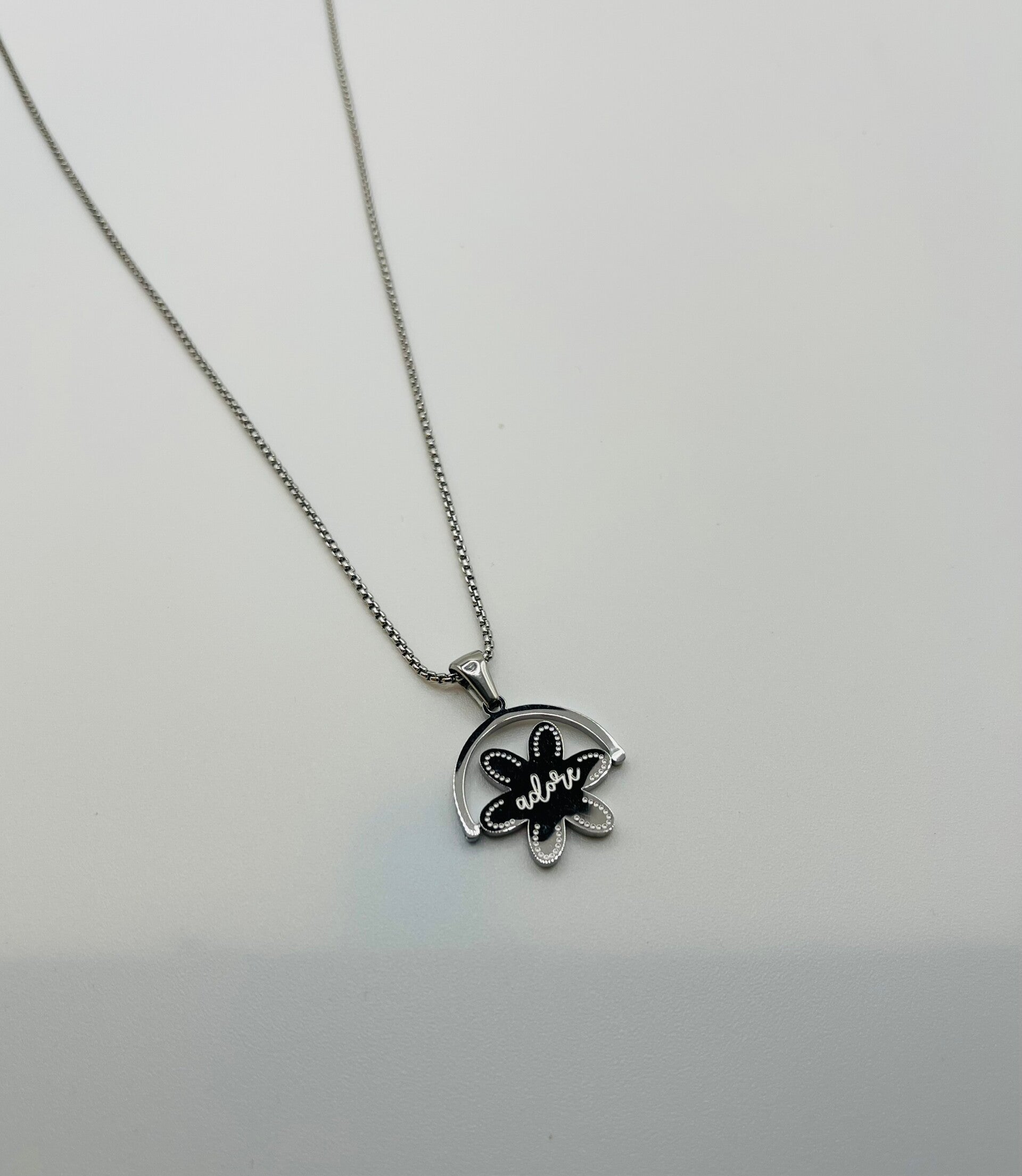 Ketting Sparkle zilverkleur ‘Amore’