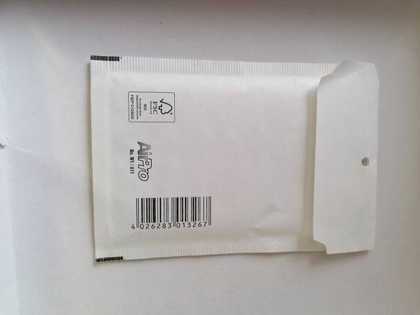 witte bubbelenvelop