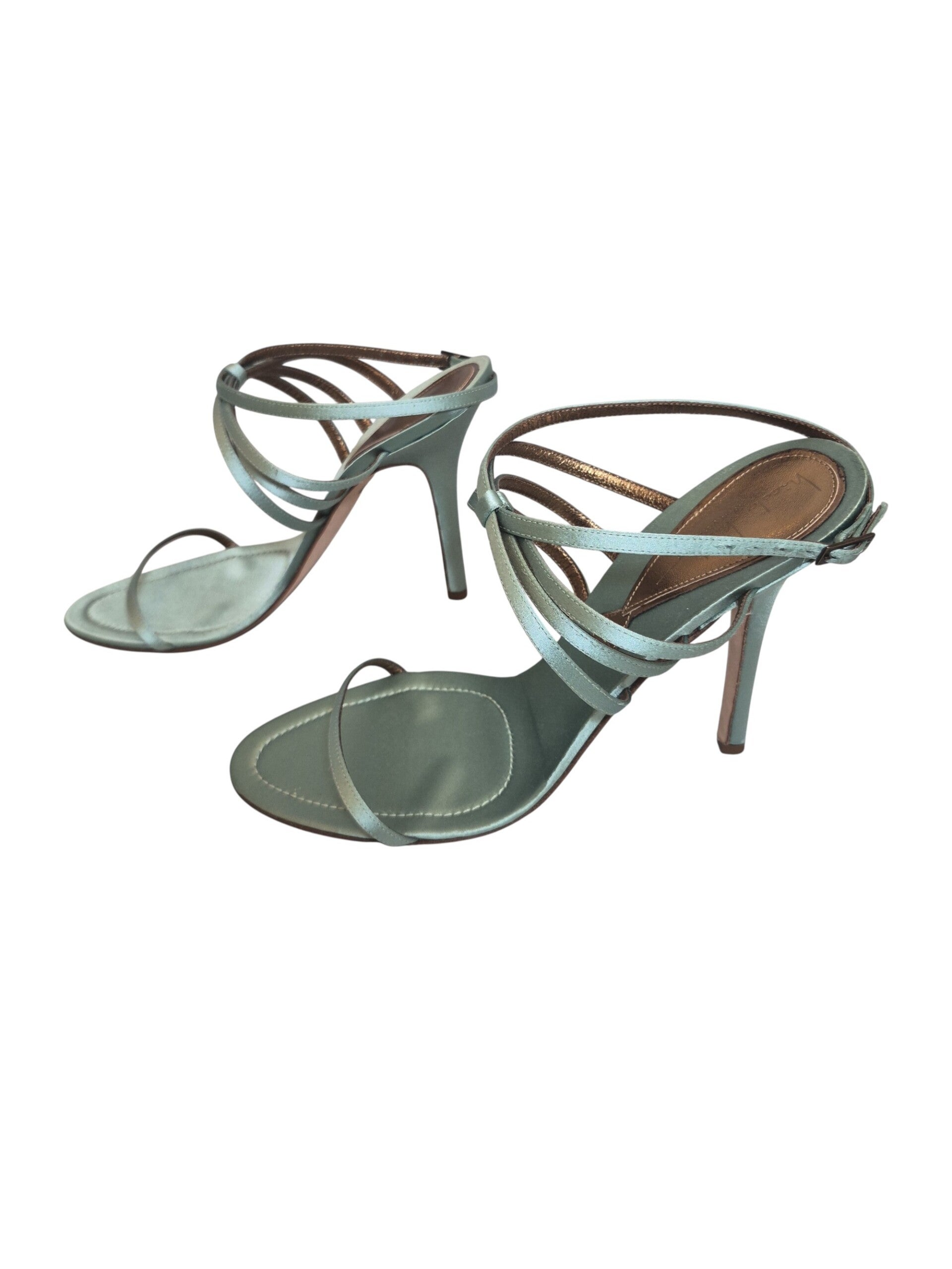 Nicole Miller- Greenmint straphigh heel sandals