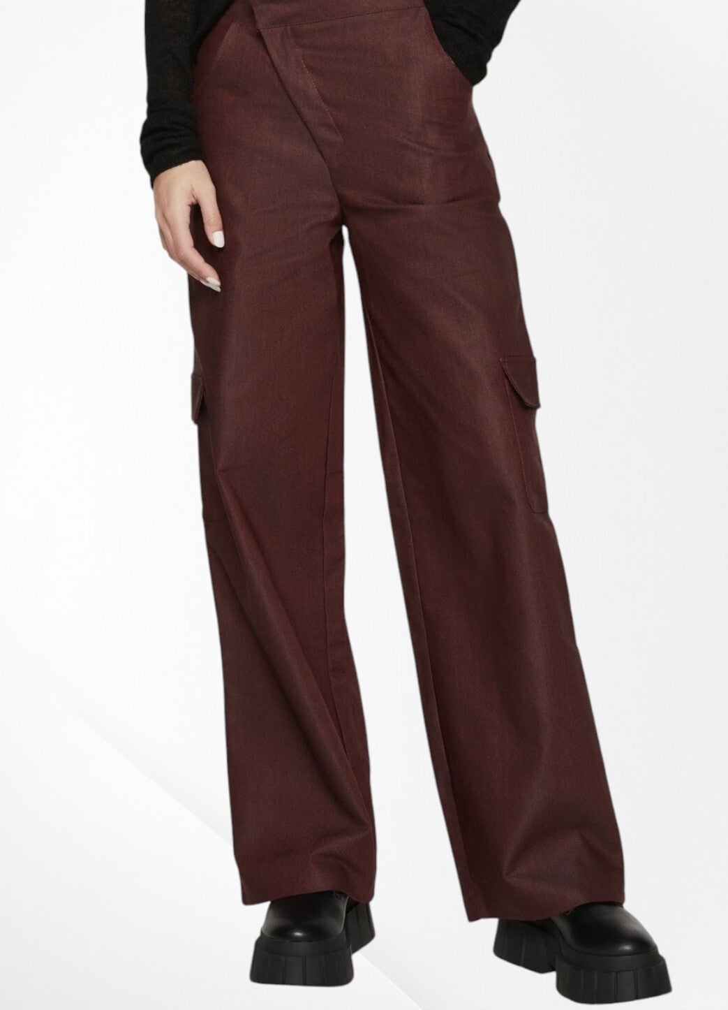 Missy Empire Asymmetric waistband trousers