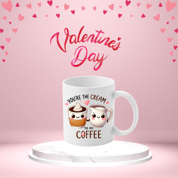 You're the Cream to my Coffee mok